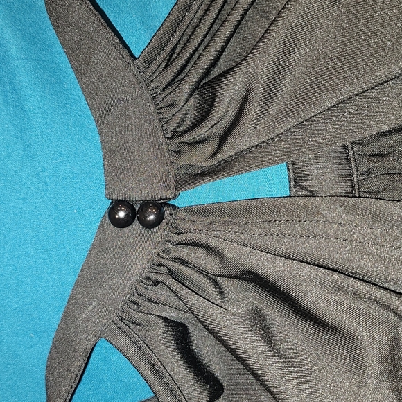 Shein Curve size 3X Open-Backed Draped Front Halter Top - Picture 3 of 3